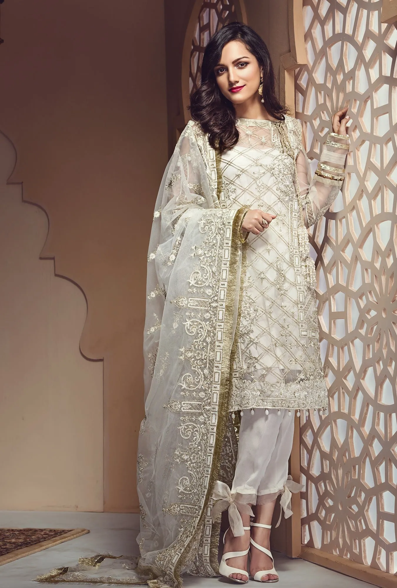 Zareen Festive Eid Collection by Imperial – D01 Pearl White