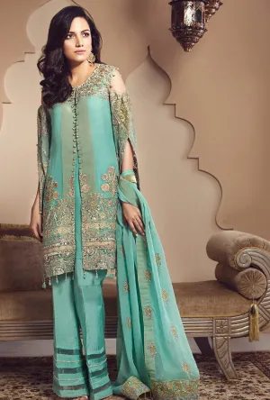 Zareen Festive Eid Collection by Imperial – D03 Turquoise